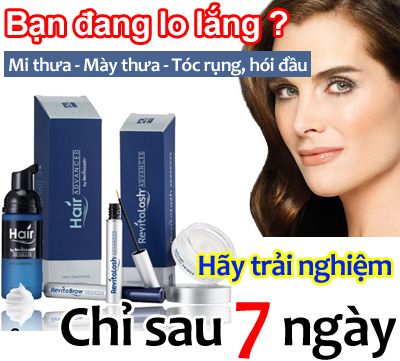 Mọc tóc chỉ sau 1 tuần - Hair by Revitalash - Thuốc mọc tóc